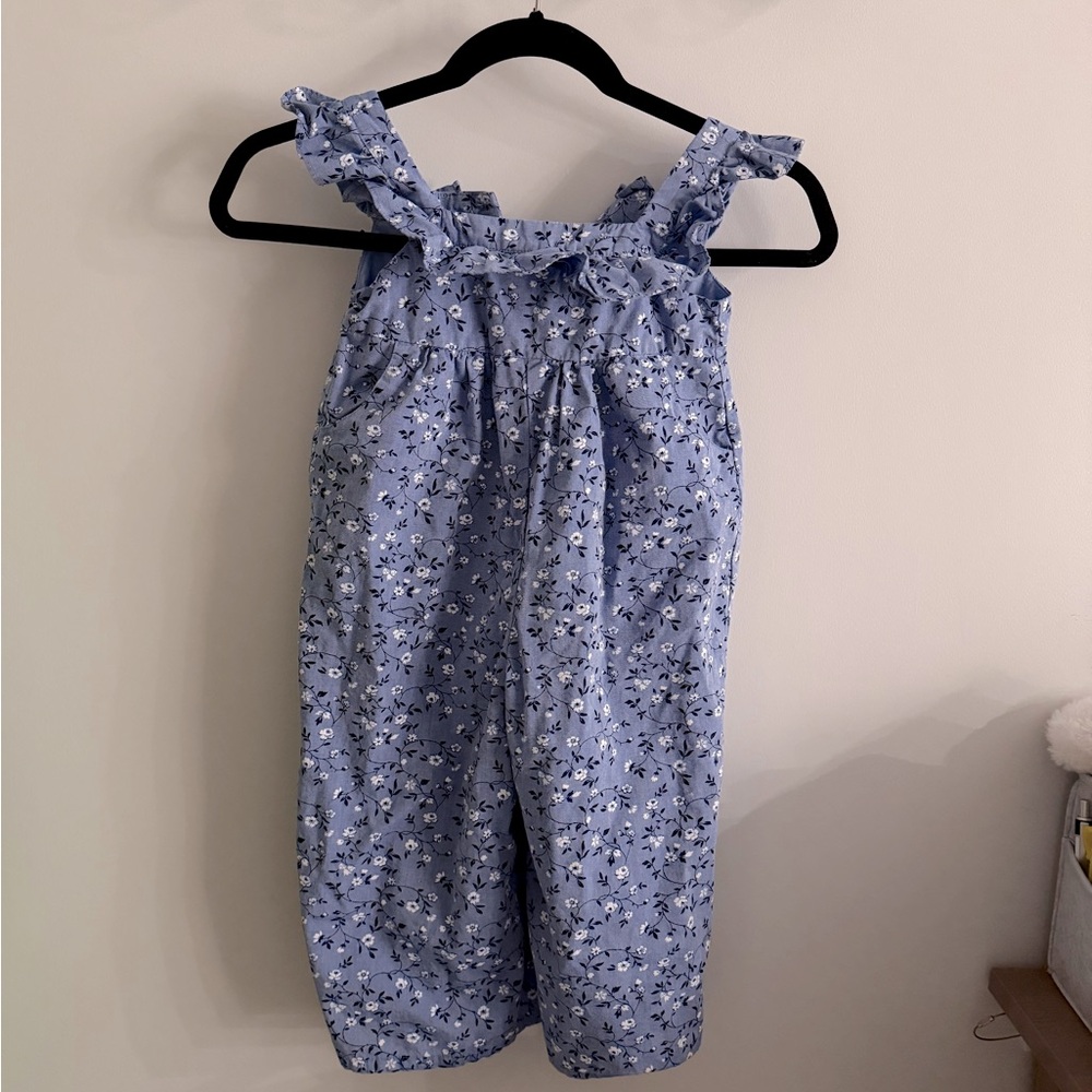 Janie and Jack Floral jumpsuit. Size 3T